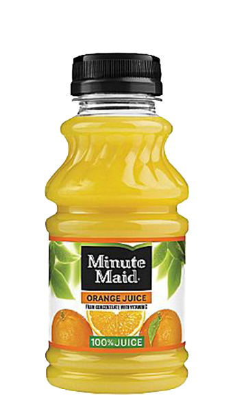 Bottled juices (Minute Maid)
